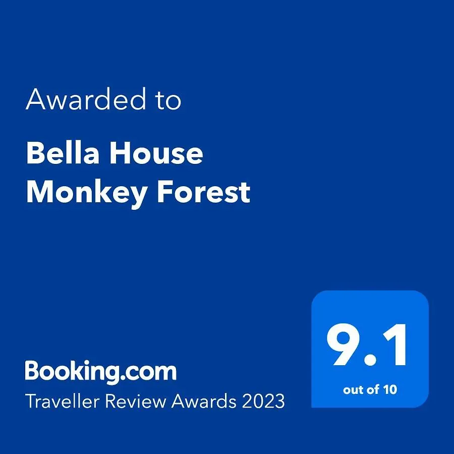 Alojamento de Acomodação e Pequeno-almoço Bella House Monkey Forest Ubud